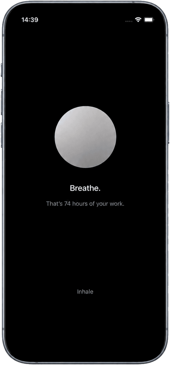 Axyom breathe screen