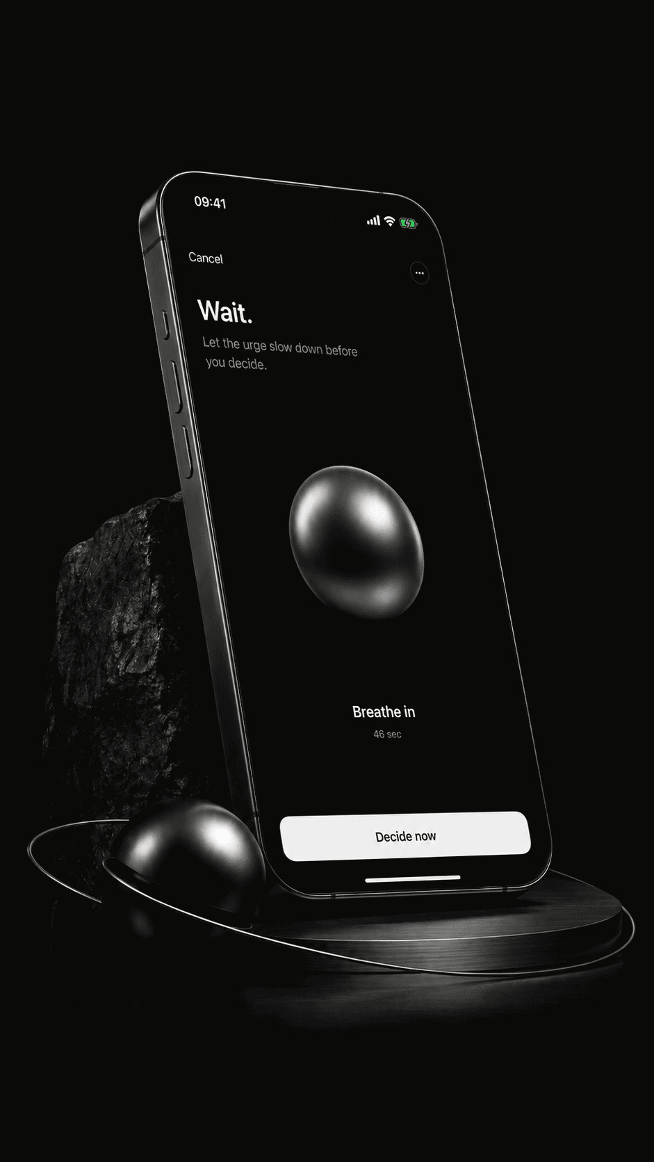 Axyom stepping in before a selected shopping app opens